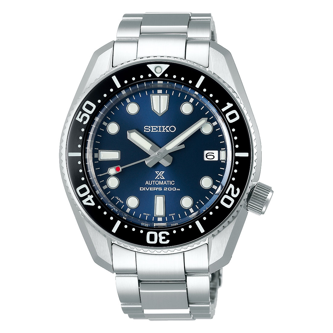 SEIKO -PROSPEX SPB185J1 BLUE DIAL BLACK BEZEL | Grimoldi Watches