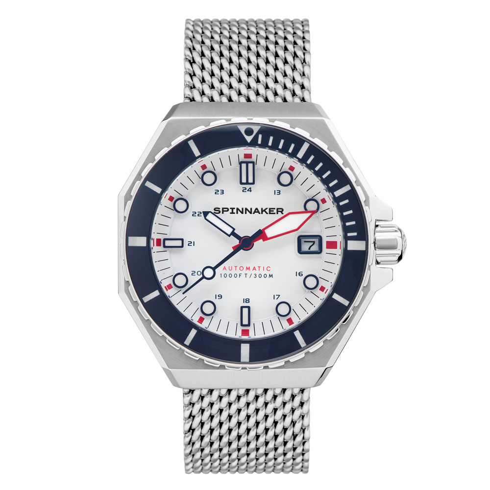 Orologio Spinnaker Dumas Seaspray White