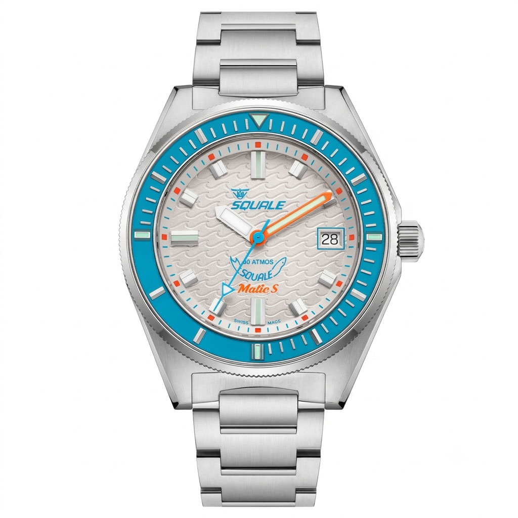 SQUALE - OROLOGIO MATIC S WHITE BRACELET