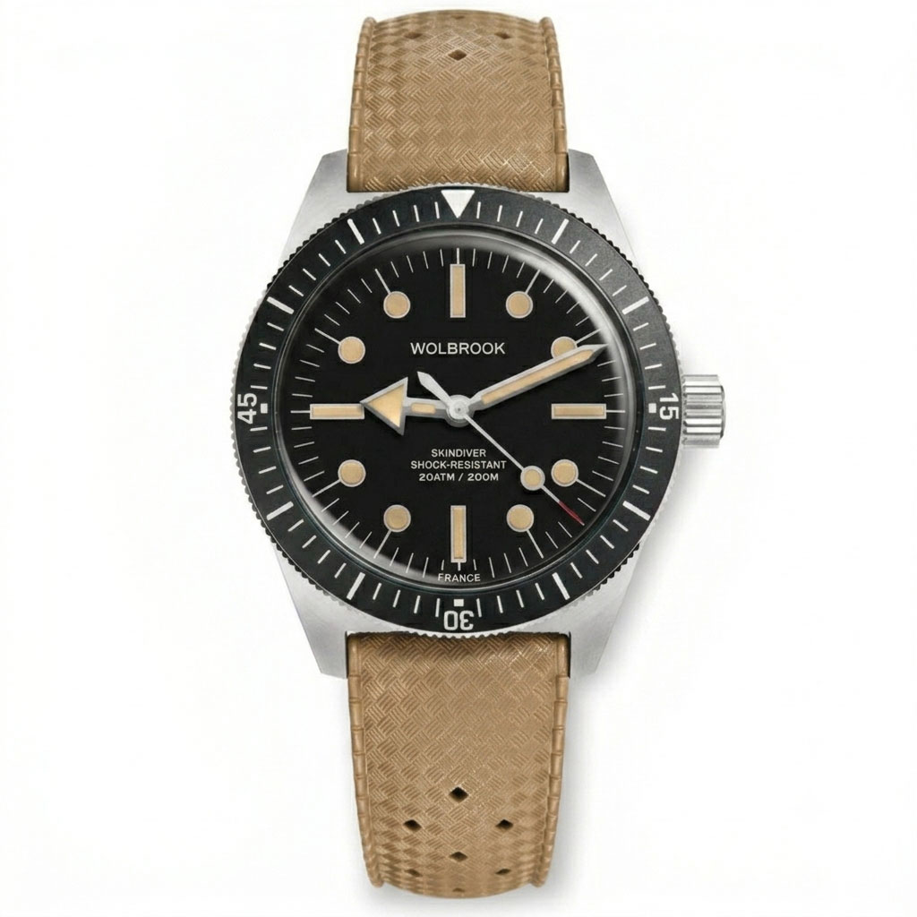 WOLBROOK - OROLOGIO SKINDIVER 38 AUTOMATIC DESERT