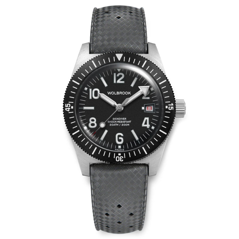 WOLBROOK - OROLOGIO SKINDIVER 38 AUTOMATIC GREY