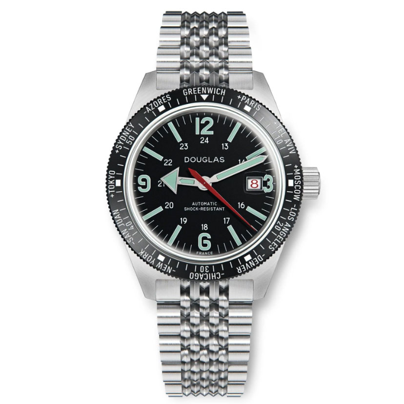 WOLBROOK - OROLOGIO SKINDIVER WT PROFESSIONAL STEEL BLACK 