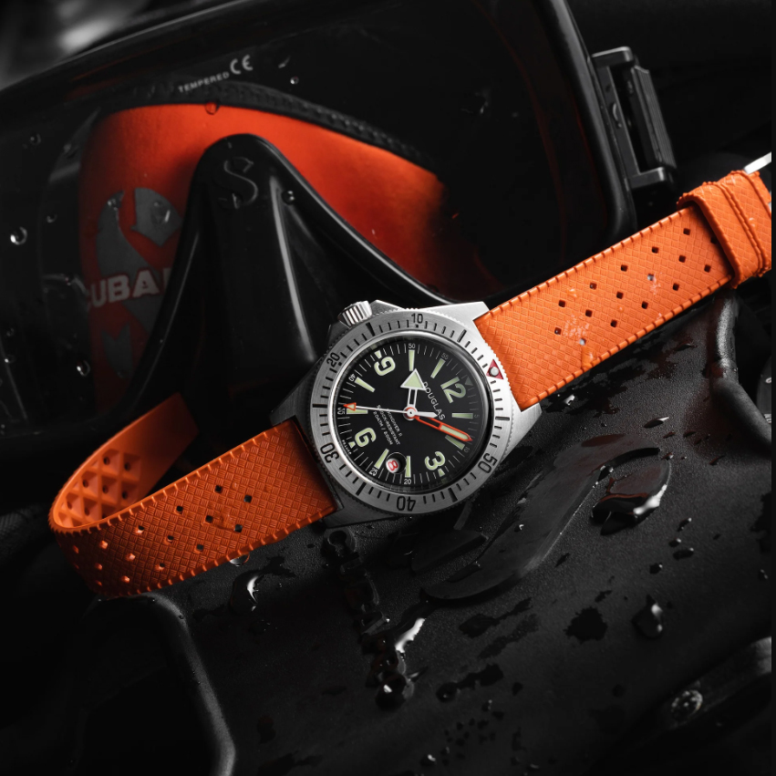 wolbrook orologio skindiver professional orange dettaglio 3