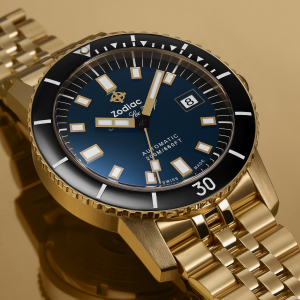 Zodiac Super Sea Wolf Compression Diver 18K: The Essence of Luxury and Precision